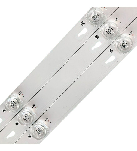 Dt 3 Tiras Con 8 Leds Para Tv 43 Evl Modelo: 43evls4