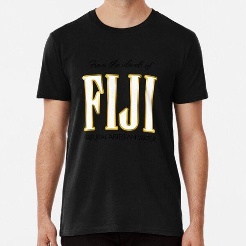 Remera Logotipo De Agua Fiji Algodon Premium