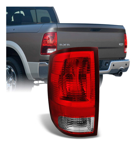 Para Dodge Ram Camioneta Trasera Rojo Transparente Luz Freno
