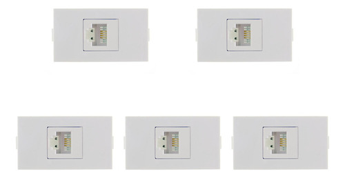 Kit C/5 - Modulo Peesa Alfa 1422 Tomada  P/infor Rj45