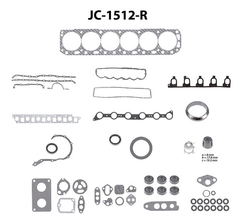 Juego Completo Ford Maverick 1970-1977 4.1 Tf Victor