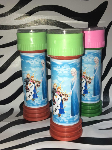 Burbujeros  Sorpresitas Cumple Frozen Precio Por 10 Unidade.