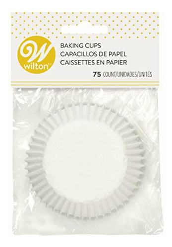 Wilton 415-2505 Capacillos De Papel Blanco 5 Cm D, Paquete