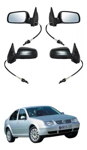 Par De Espejos Volkswagen Jetta A4 1997 Al 2007 Con Control