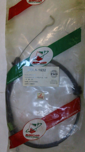 Guaya Acelerador Vw Golf Cl 1.6/1.8 94-98