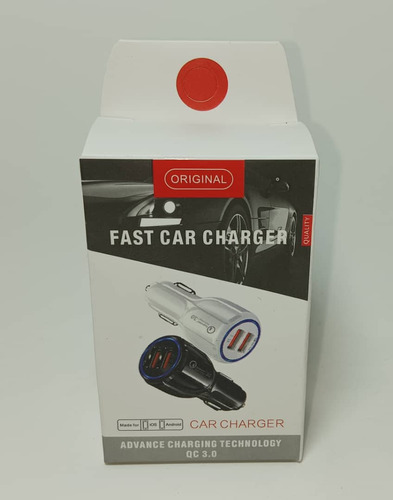 Cargador Fast Charger Usb Para Carro 