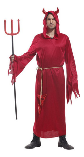 Disfraz De Halloween De Purim Para Hombre, Disfraz De Diablo