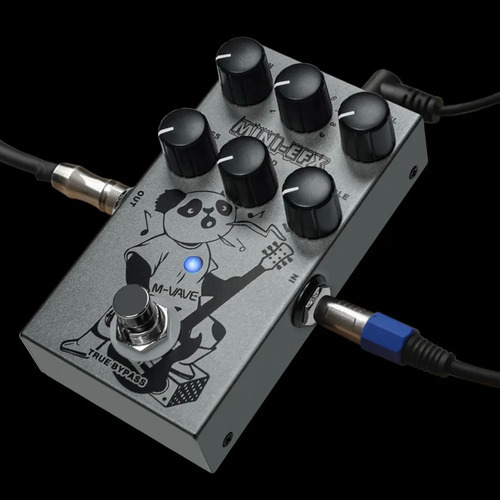 Processador De Guitarra M-vave Mini-efx 9 Efeitos De Equaliz