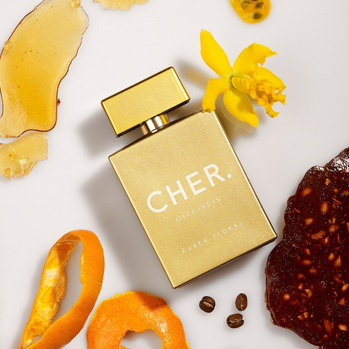 Imagen 5 de 7 de Set Perfume Mujer Cher Áurea Floral 100 Ml Edp + Body Splash