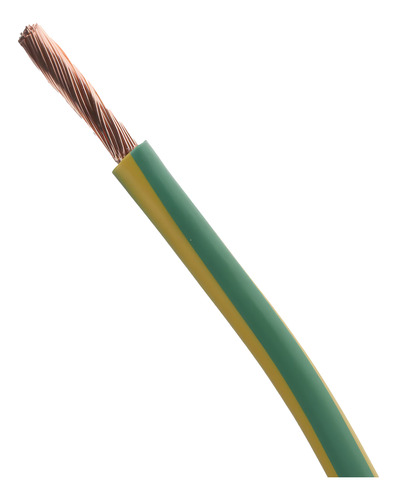 Cable Unipolar 4mm Pvc Verde/amarillo Imsa (por Metro)
