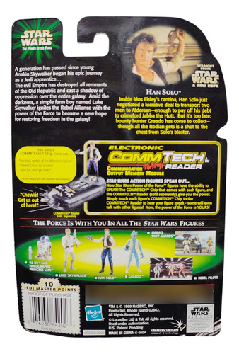Figura Star Wars The Power Of The Force, Han Solo Con Blaste