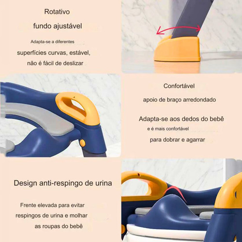 Assento Redutor Infantil Com Escada Lily Pad Rosa Maxi Baby