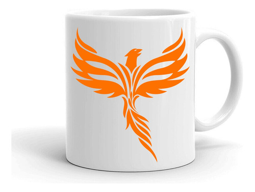 Taza/tazon/mug 15 Ave Fénix Naranja