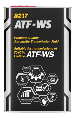 Aceite Transmisión Automática Atf-ws Toyota/lexus 3lt Mannol