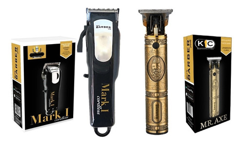 Combo Maquina Para Corte De Cabello Buy Barber Mark1/mr Axe