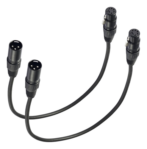 Mfl. Cable Dmx De 5 Pines De 20 Pulgadas A Cable Dmx De 3 Pi