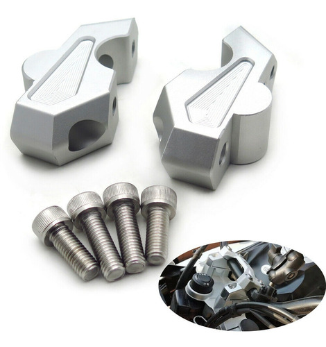 Imagen 7 de 10 de Elevadores Manillar Bmw 750gs Risers Alzas Manubrio F750 Gs