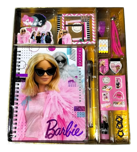 Set Barbie Crea Tu Propio Diario Libreta Y Accesorios