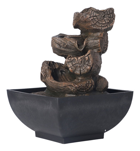 Tabletop Fountain Decoration Water Resin Cascading