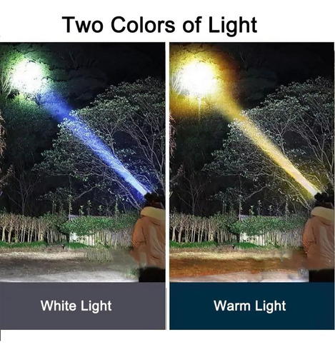 Lámpara Minera De Largo Alcance Para Exteriores Color Plata