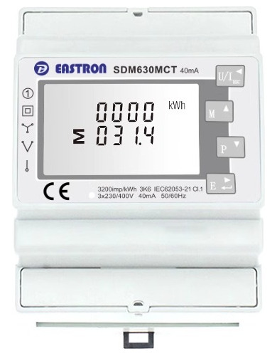 Medidor Consumo Trifasico 380v 3x230v 400v Rs485 Modbus V2 