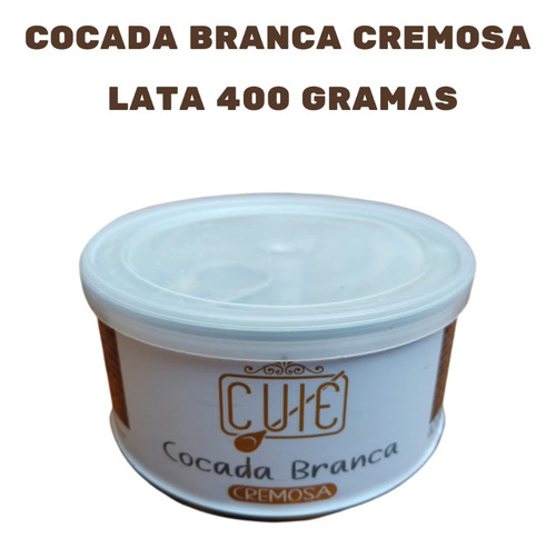 Cocada Gourmet Cremosa Lata 400 Gramas