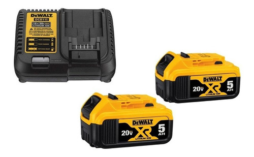 Kit Cargador Y Bat 5 A.h Dcb205-2ck Dewalt