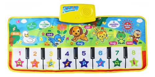 D Piano Musical Tapete Bebe Teclado Infantil Educativo Lua