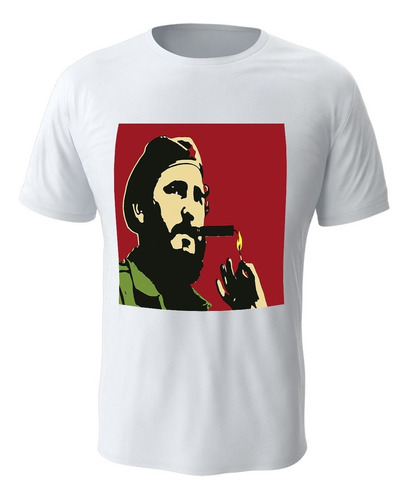 Camiseta T-shirt Fidel Castro Revolucion R7