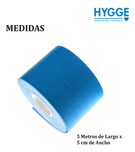 Imagen 2 de 10 de Cinta Tapping Vendaje Neuromuscular Kinesiología 5cm X 5mts