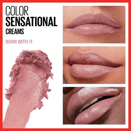 Labial Maybelline Color Sensational Cremoso Born With It