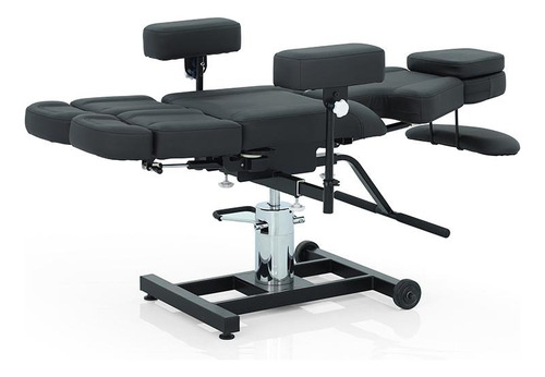 Silla Profesional Para Tatuador Multiposiciones Letmex Tc001 Negro