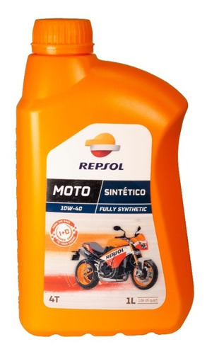 Aceite Repsol Sport 4t 10w40 1l 100% Sintético Stockrider 