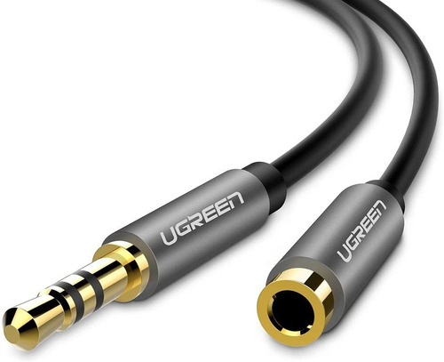 Imagen 1 de 7 de Cable Extension Audio Auxiliar 3.5mm Ugreen Macho Hembra 3m