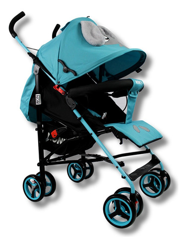 Carriola De Bastón Animada Noni Is-666 G Color Azul Chasis Negro