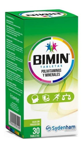 Bimin Multivitaminas 30 Tabletas