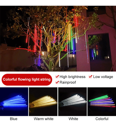 Cadena De Luces Decorativas Para Exteriores Con Energía Sola