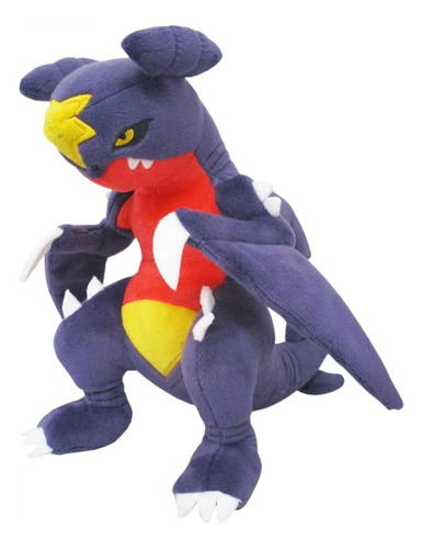 Garchomp Pelúcia Pokémon Center 22cm Dragão Boneco Brinquedo