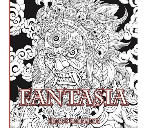 Fantasia Anti-stress Adult Coloring Book 3rd Us 