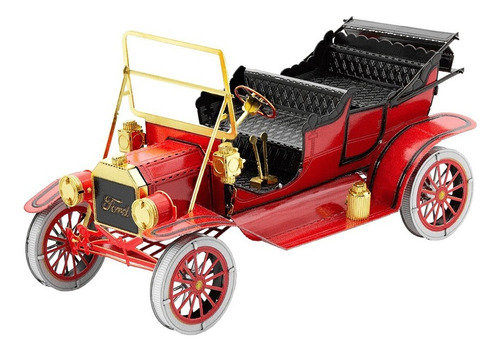 Fascinations Ford Rojo 1908 Modelo T Rompecabezas 3d Metal