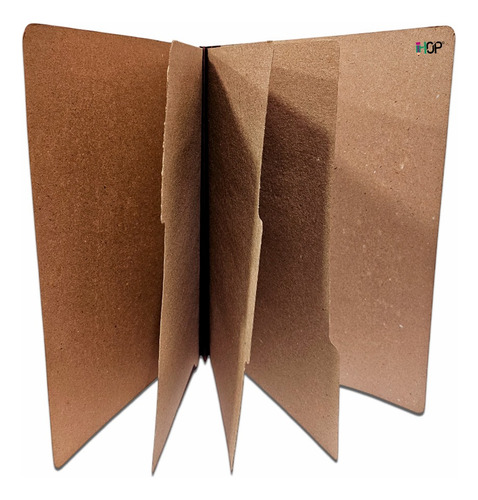 Carpeta Marron Oficio Especial De 3 Divisiones Con Fuelle