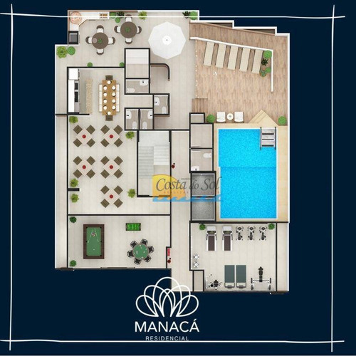 Imagem 20 de 25 de Apartamento Com 2 Dormitórios À Venda, 99 M² Por R$ 493.900,00 - Aviação - Praia Grande/sp - Ap15868