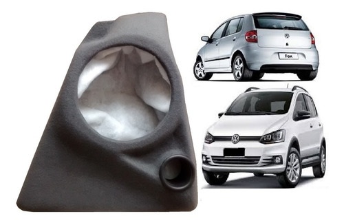 Caixa De Fibra Corneteira Lateral P/ Vw Fox Até 2019