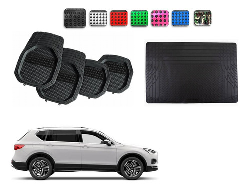 Tapetes 4pz Color 3d + Cajuela Seat Tarraco 2020 - 2023 2024