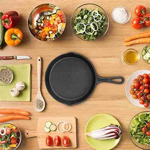 Imagen 7 de 7 de Sartén De Hierro Fundido Kookantage Utensilios De Cocina Pre