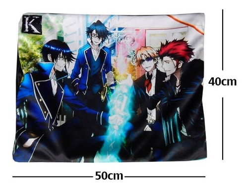 K Project Saruhiko Mikoto Reisi Funda De Almohada De 40 X 50