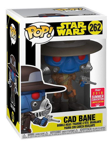 Funko Pop Cad Bane 262 2018 Summer Convention Comic Con New (Usado)