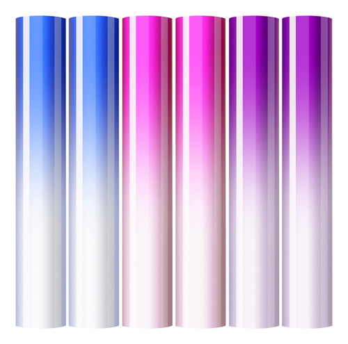 Ivyshion Vinilo 3d Transferencia Calor Uv Que Cambia Color X