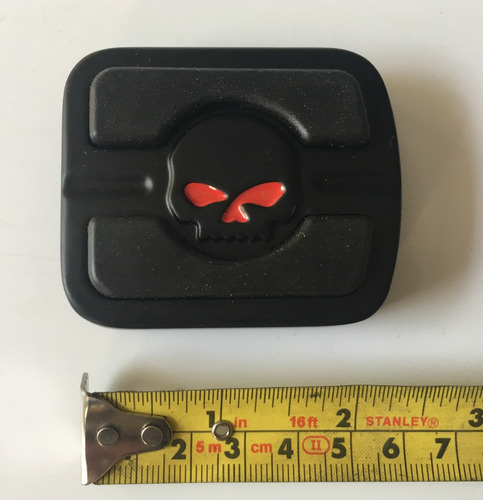 Pedal De Freno Skull Chico Negro Para Harley Davidson