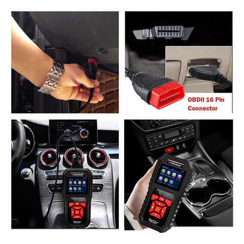 Kw850 Obd2 Ferramenta De Scanner De Diagnóstico Do Carro,